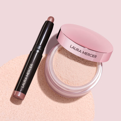 Artistry Icons Translucent Loose Setting Powder Tone Up and Mini Caviar Stick Eye Shadow Set