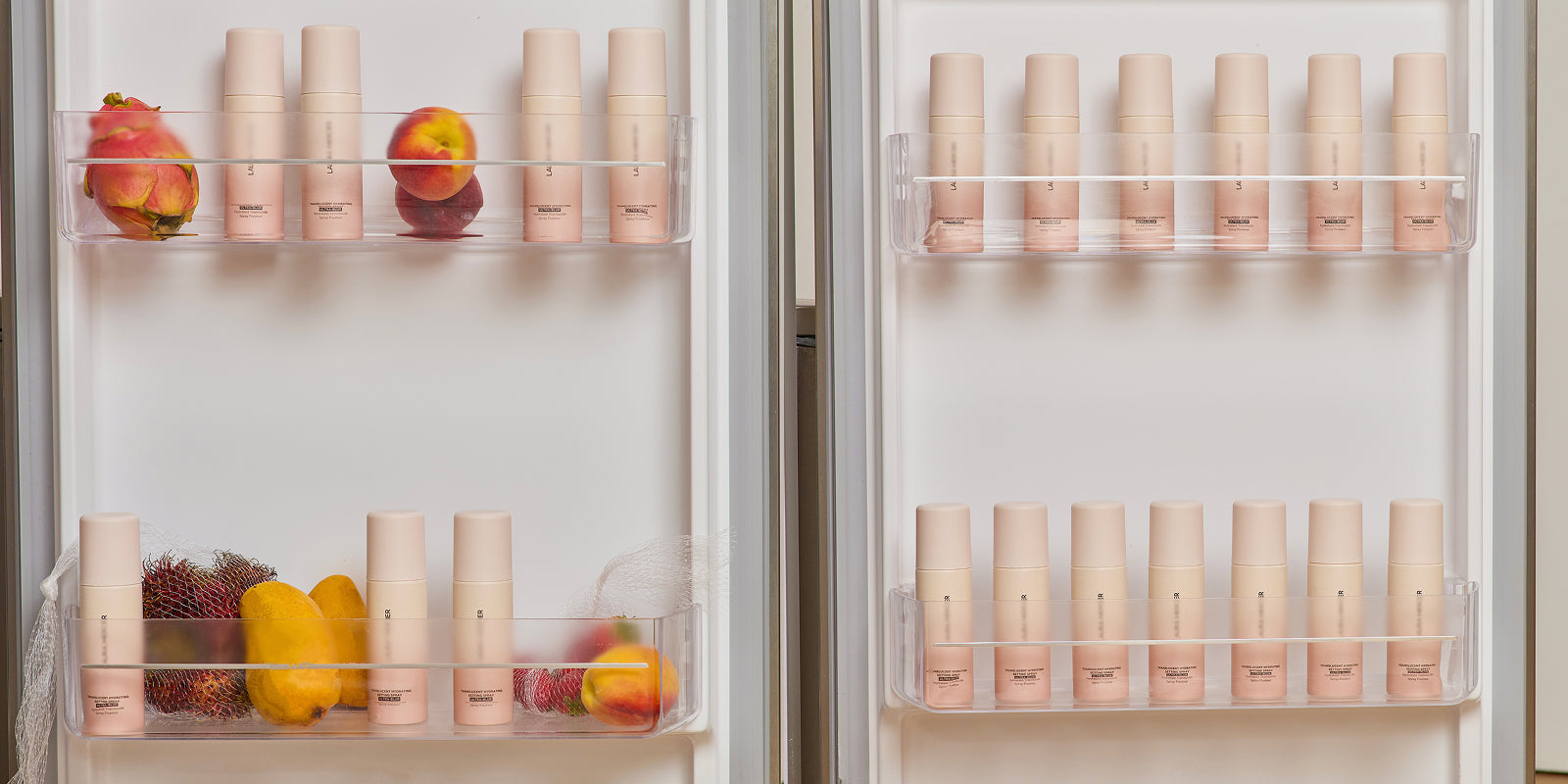 Translucent Hydrating Setting Spray Ultra-Blur in Refrigerator