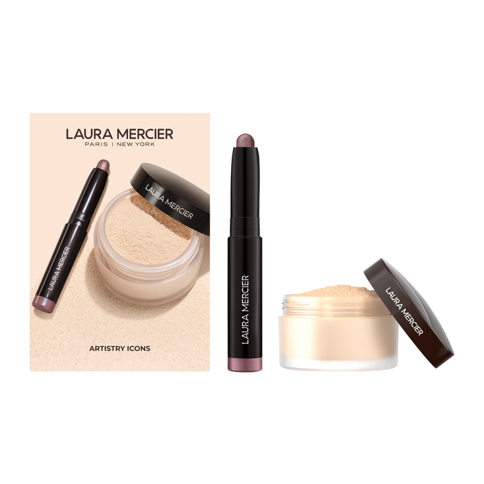 Artistry Icons Translucent Loose Setting Powder and Mini Caviar Stick Eye Shadow Set