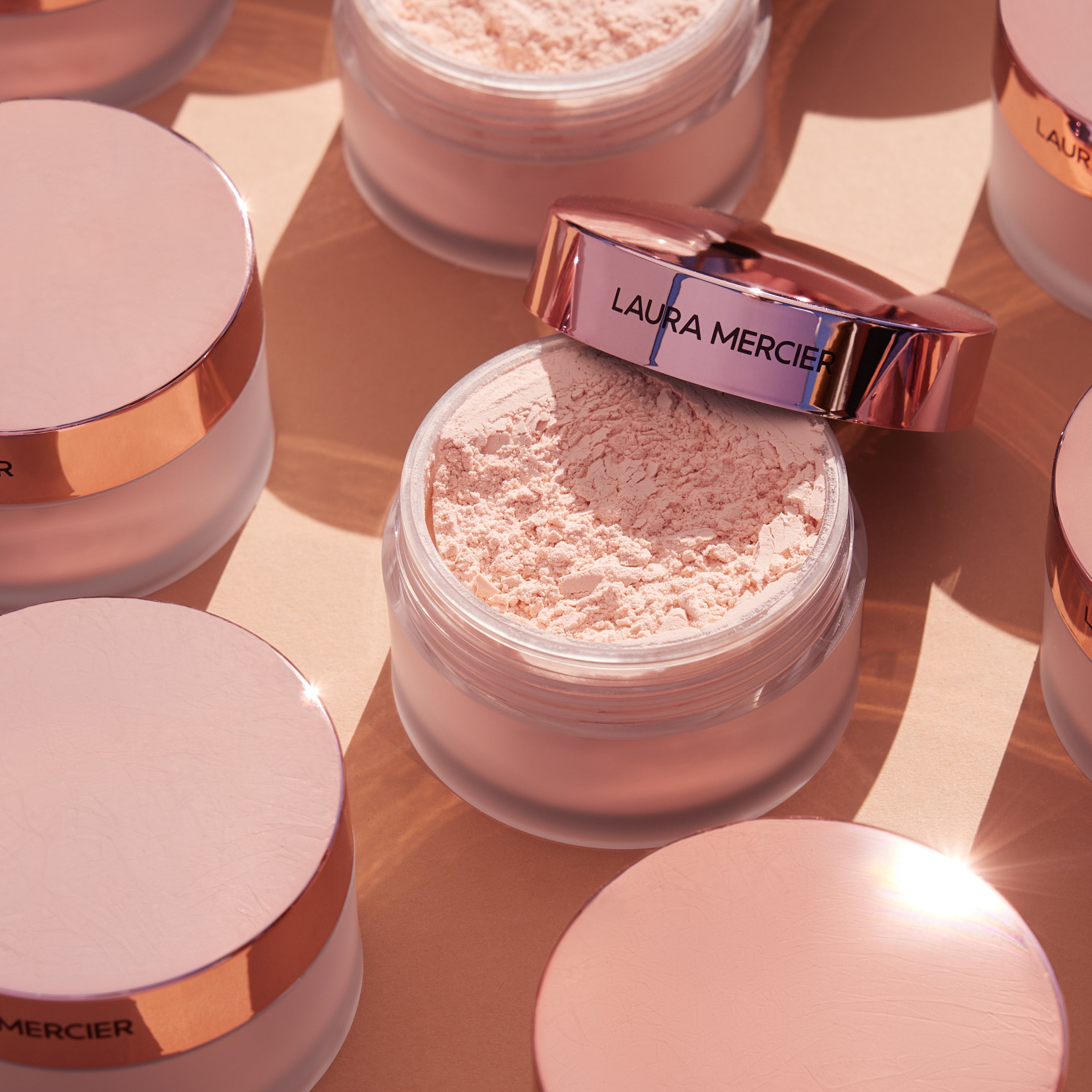 Pink Translucent Loose Setting Powder Tone-Up view 8