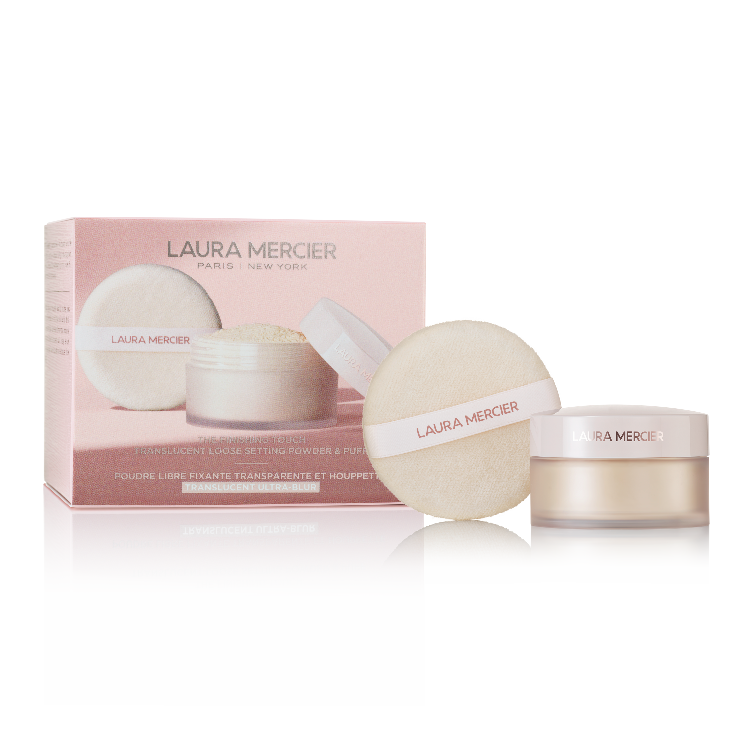 The Finishing Touch Translucent Loose Setting Powder Ultra-Blur & Puff View 1