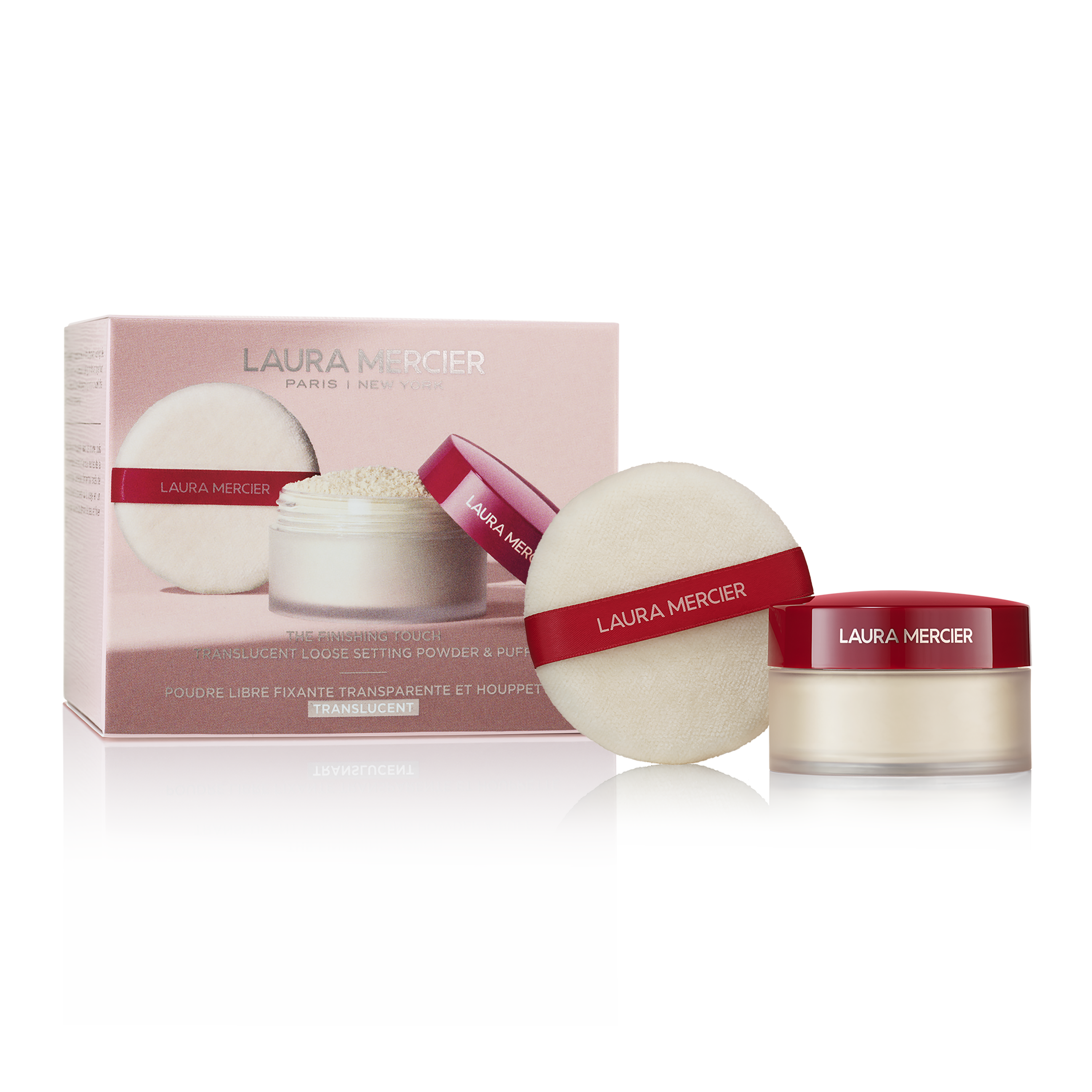 The Finishing Touch Translucent Loose Setting Powder & Puff View 1