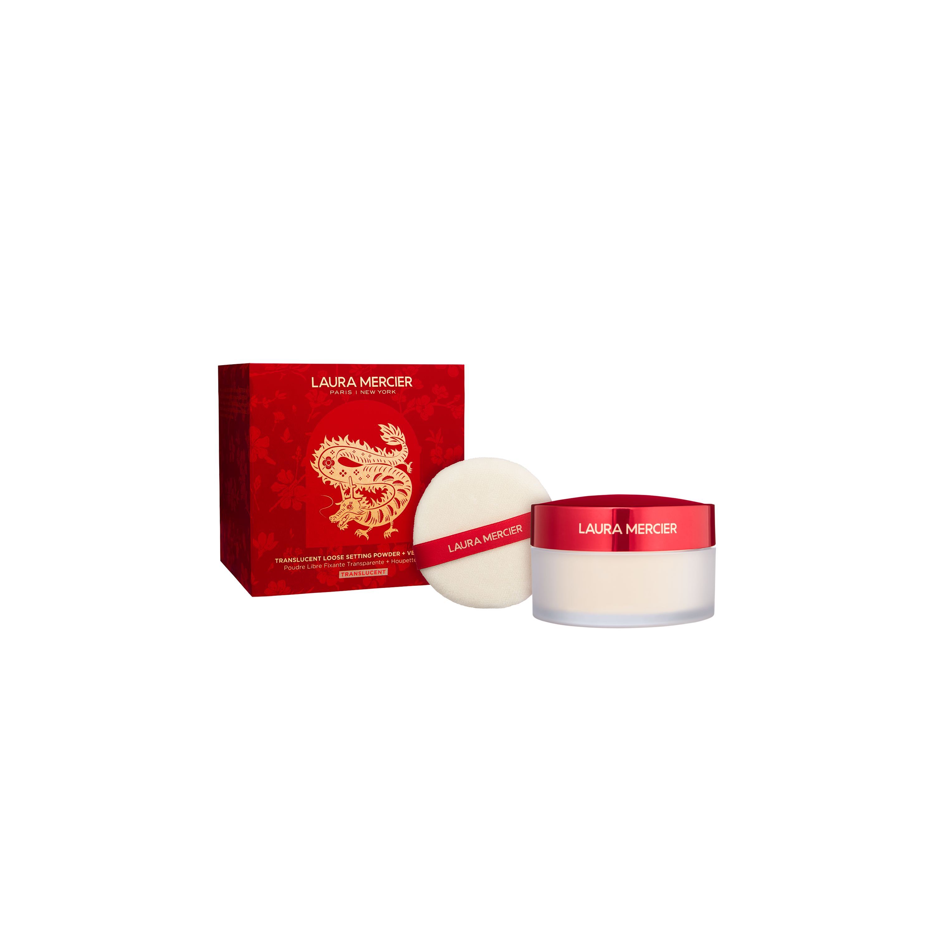Lunar New Year Translucent Loose Setting Powder & Velour Puff Set Limited Edition