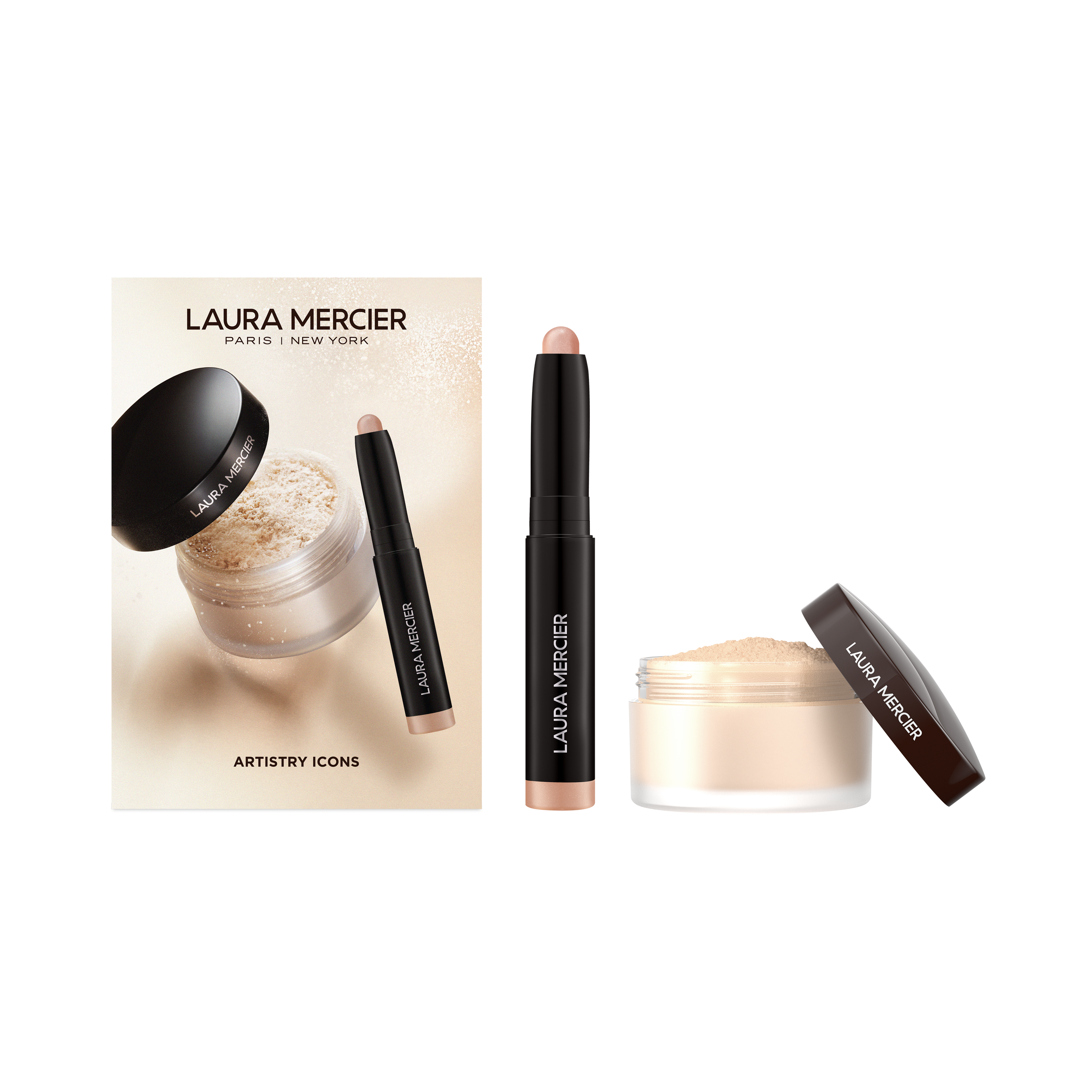 Artistry Icons Translucent Loose Setting Powder and Caviar Stick Eye Shadow Set