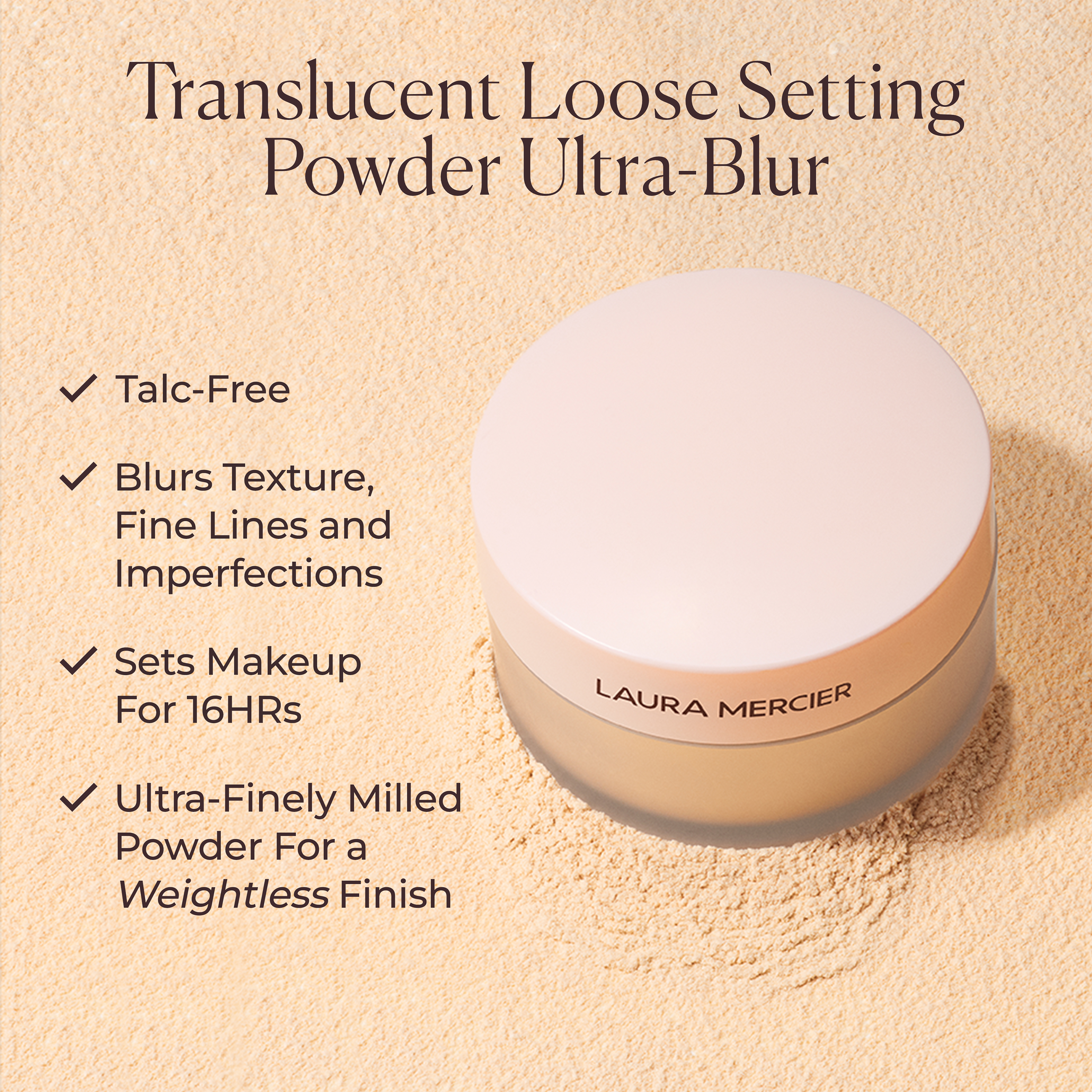 Divinely Flawless Translucent Loose Setting Powder Ultra-Blur & Puff view 15